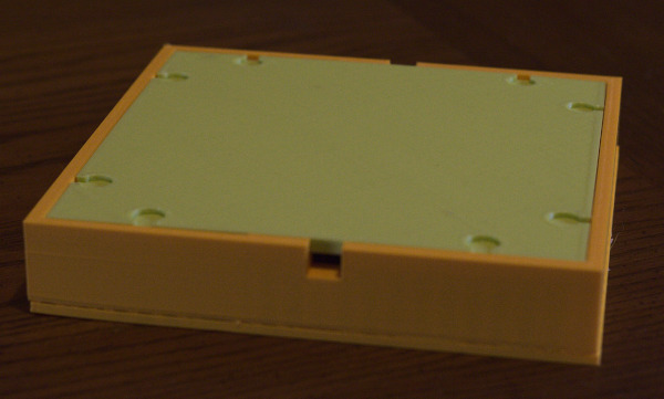 A picture showing the board all closed up